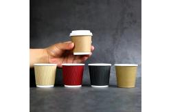 China Disposable Hot Insulated Paper Cup Custom Printed Paper coffee Chocolate Cups supplier