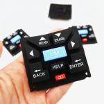 High Durability Silicone Rubber Key for Temperature Range -40C To 250C