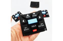 China High Durability Silicone Rubber Key for Temperature Range -40C To 250C supplier