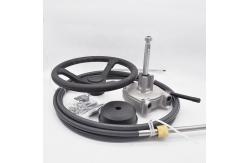 China Marine Boat Outboard Rotating Mechanical Steering System Cable & Wheel Outboard System supplier