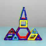 Small Castle Magnetic Construction Toys Building Blocks Set STEM Colorful For Kids for sale