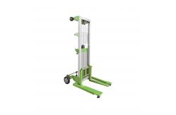 China Manual Material Lift Portable Hand Winch Lifter Stacker Manual Lift supplier