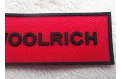 China Small Letters Clear LOGO Patches For Garment / Custom Applique Patches supplier