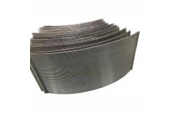 China Stainless Steel Wedge Wire Screen Arc Screen for Starch Filtration supplier