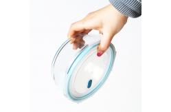 China Oven Safe 950ml Borosilicate Glass Food Container supplier