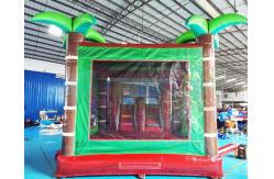 China ROHS Palm Tree Inflatable Bouncer Slide Jumping Bouncy Castle supplier