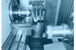 China High Productivity Dual Spindle Lathe With Hydraulic Chuck 6 Axis supplier