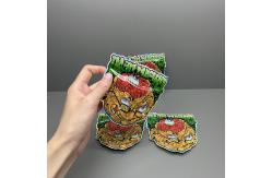 China Customized Unique Shaped OEM Mylar weed Bags With ziplockk For Marijuana Food supplier