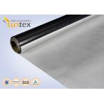 Fireproof 140C Aluminum Foil Fiberglass Cloth 0.2mm for Welding Fire Blanket for sale