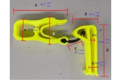 China OEM ODM Custom Plastic Glove Guard Clip Holder ISO9001 supplier