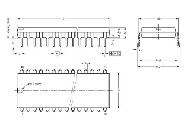 MCU Microcontroller Unit S87C552 - - Single-chip 8-bit microcontroller
