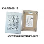 Weatherproof Metal Keypad with 12 keys for Intelligent express cabinet for sale