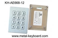 China Weatherproof Metal Keypad with 12 keys for Intelligent express cabinet supplier