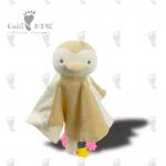 29 X 29cm Animal Scarf Child Friendly Square Stuffed Penguin Comforter for sale