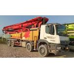 Sany 62m Concrete Pump Truck on Mercedes-Benz Chassis with Diesel Power and Hydraulic Machining Process for sale