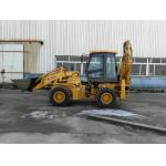 High Stability Electric Backhoe Loader 1m3 Compact Tractor Loader Backhoe