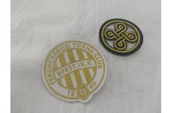 China Customized Exquisite Logo Design Full Embroidered On Fabric Patches For Clothing supplier