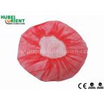 Single Elastic Polypropylene Non Woven Bouffant Cap With Waterproof Function for sale