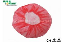 China Single Elastic Polypropylene Non Woven Bouffant Cap With Waterproof Function supplier