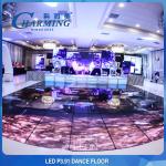 Waterproof IP65 LED Floor Tiles Screen Panel RGB Full Color 3840Hz For Weeding Dance Shows for sale