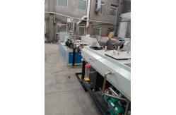 China 50-200mm Pvc Pipe Extrusion Line Customizable Total Power Two Screw Number supplier
