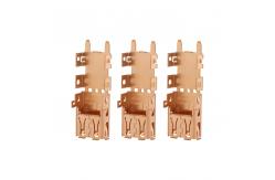 China Stamping Pc Power Contact Socket Copper Pin Brass Socket Contact supplier