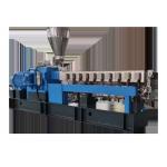 Double Stage Extrusion Granulator High Output Two Screw Extruder Bio Plastic Recycling Granules Extruder Machine for sale