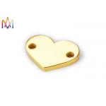 SS304 Engraved Heart Charm