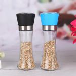 Adjustable Spice Biodegradable 160ml Glass Pepper Grinder