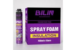 China Paintable Expanding Polyurethane Foam Spray Stable For Long Term Use supplier