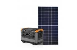 China OEM Outdoor Solar Portable Power Station Generator 2400W Power Bank supplier
