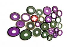 China Textile Stenter Brush Pig Hair Wheel Brush For Textile Machine supplier