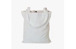 China Plain Cotton Canvas Tote Bag Small Size With Customized Printed Logo supplier