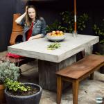 Home Garden Premium Concrete Table Sets For Outdoor Furniture GRC Furniture Table for sale