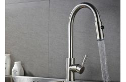 China ROVATE 2 Way Pull Down Kitchen Basin Faucet 360 Degree Rotation CE Approved supplier