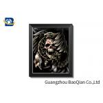 ODM 3D Picture Lenticular Printing Skull With Frame Deep Effect 0.65 mm PET Material for sale