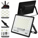 Lens highlighting garden spotlights solar powered flood light remote control for sale