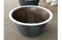 China Customized Centrifuge Basket with 150mm Width and 2*4mm Profile Wire supplier