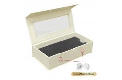 China Matt Lamination Custom Jewel Wedding Ring Packaging Magnetic Boxes with Inserts supplier