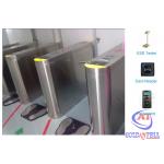 Rotating arm Tripod pedestrian RFID Turnstile Gate , anti rush alarm function for sale