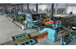 China stainless Steel Sheet Servo Cut To Length Line  With Edge Trimmer supplier