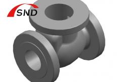 China Resin Sand Casting Process Check Valve Body Casting Stainless Steel supplier