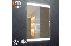 China Silver Smart Custom Bathroom Mirrors Waterproof Led Strip Vanity Mirror supplier