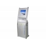 Barcode Scanner LCD Digital Signage , Library Self Service Interactive Touchscreen Solutions for sale