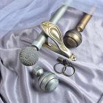 6M Length Home decoration Single Metal Pipe Curtain Rods Windows Accessories for sale