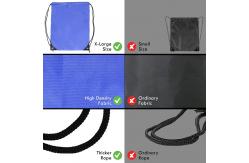 China Soft Shockproof Drawstring Bag Backpack Black Gym Bulk Cinch Tote Sackpack supplier
