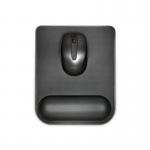 Ergonomic Nontoxic PU Leather Mouse Pad With Wrist Rest Durable for sale