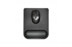 China Ergonomic Nontoxic PU Leather Mouse Pad With Wrist Rest Durable supplier