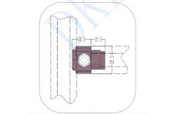 China Internal T Shape Industrial Inner Connector Aluminum Alloy Lean Pipe Joint supplier