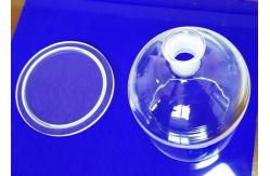 China Flask Combustion Boat Science Lab Glassware Transparent Fused Quartz supplier